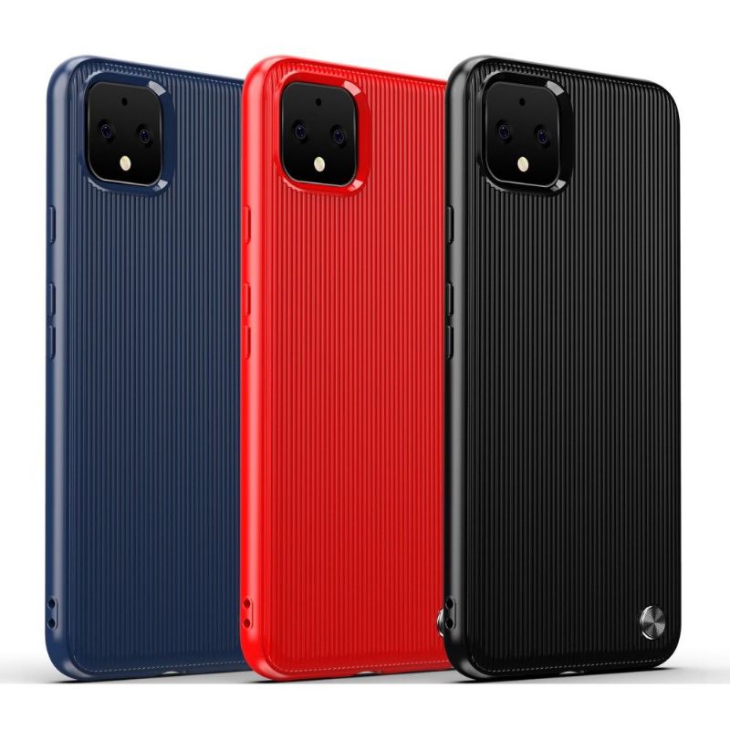 Kryty Na Mobil Na Google Pixel 4 XL Silikonový Pruhovaný