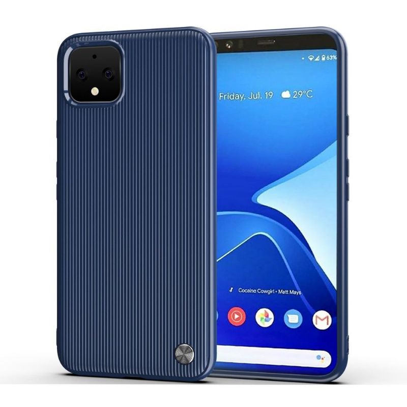 Kryty Na Mobil Na Google Pixel 4 XL Silikonový Pruhovaný