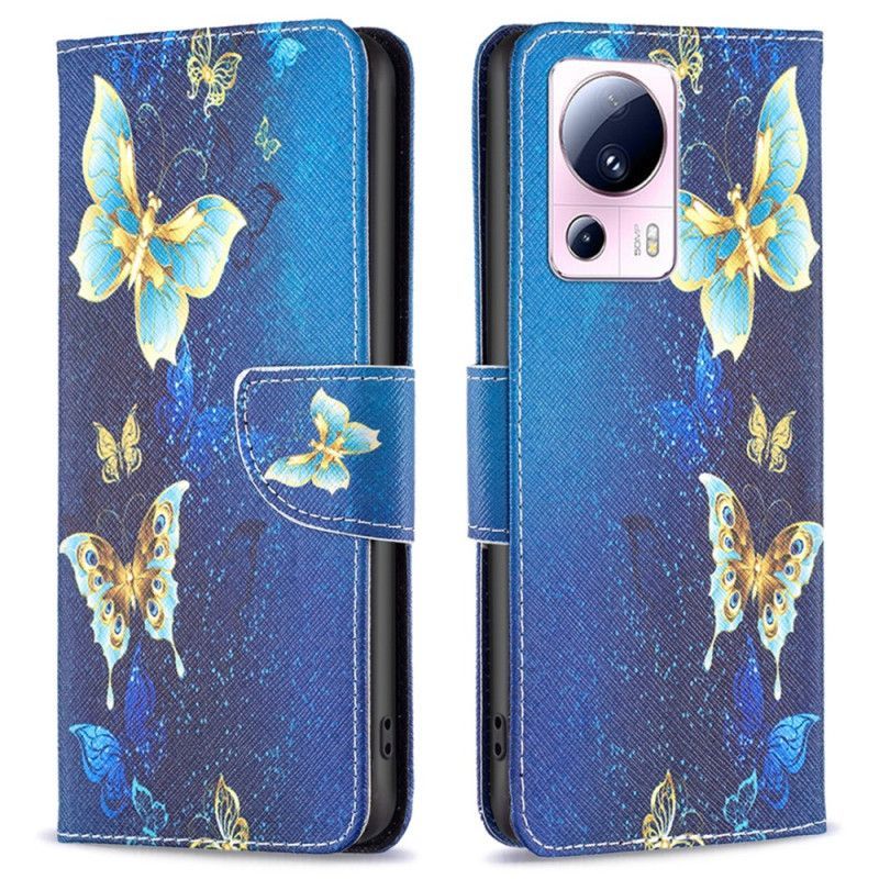 Flipové Pouzdro Na Xiaomi 13 Lite Motýli