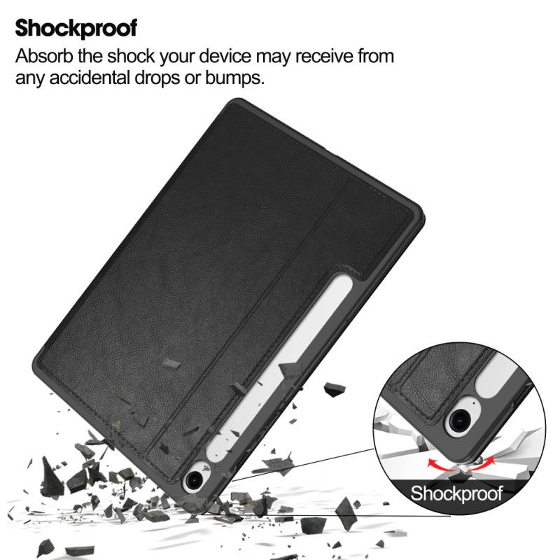 Pouzdro Samsung Galaxy Tab S10 Fe Kožený Efekt