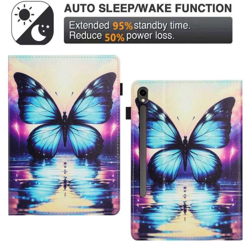 Pouzdro Samsung Galaxy Tab S10 Fe Motýl