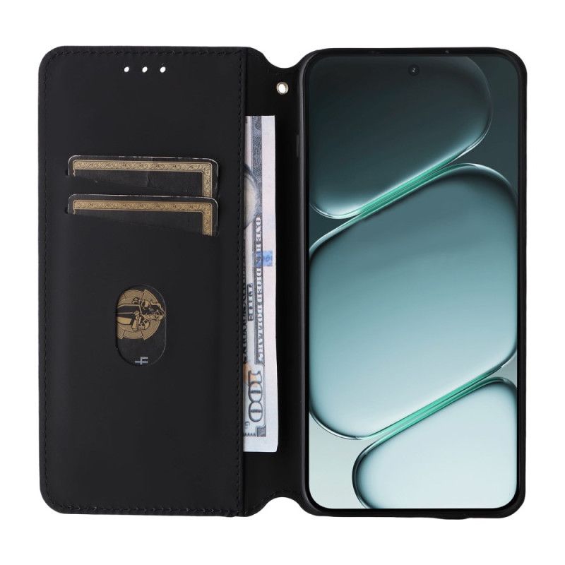 Kožené Pouzdro Folio Oneplus 15r Diamantový Vzor