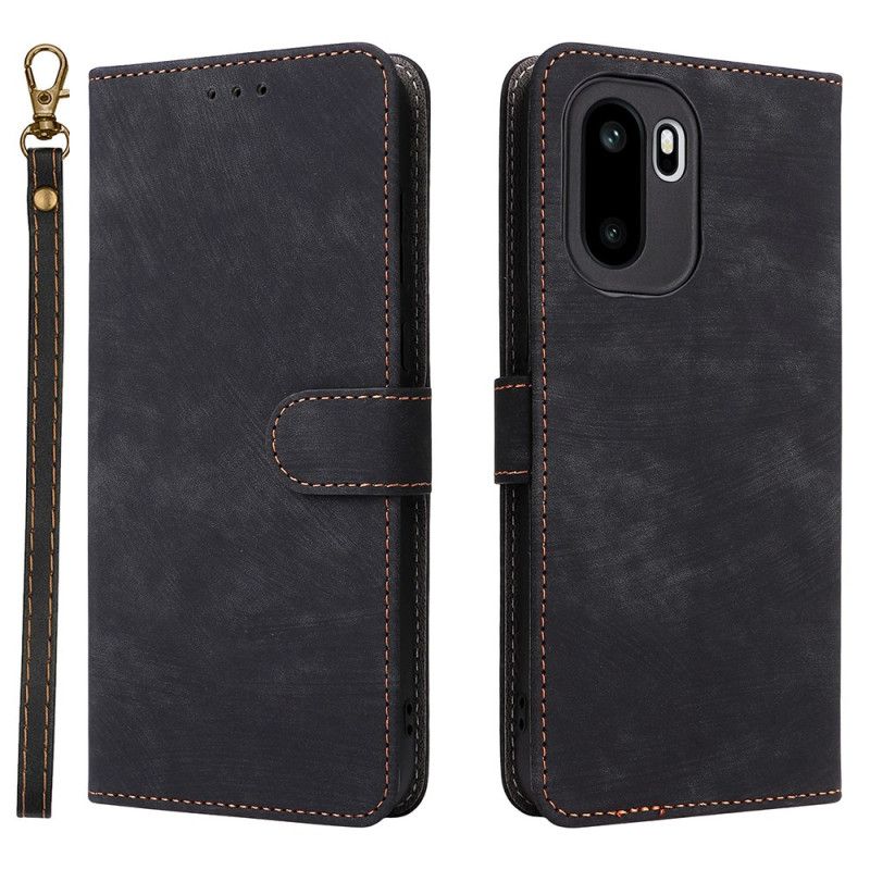 Kožený Kryt Na Oneplus 15r Blokování Rfid Semišový Efekt