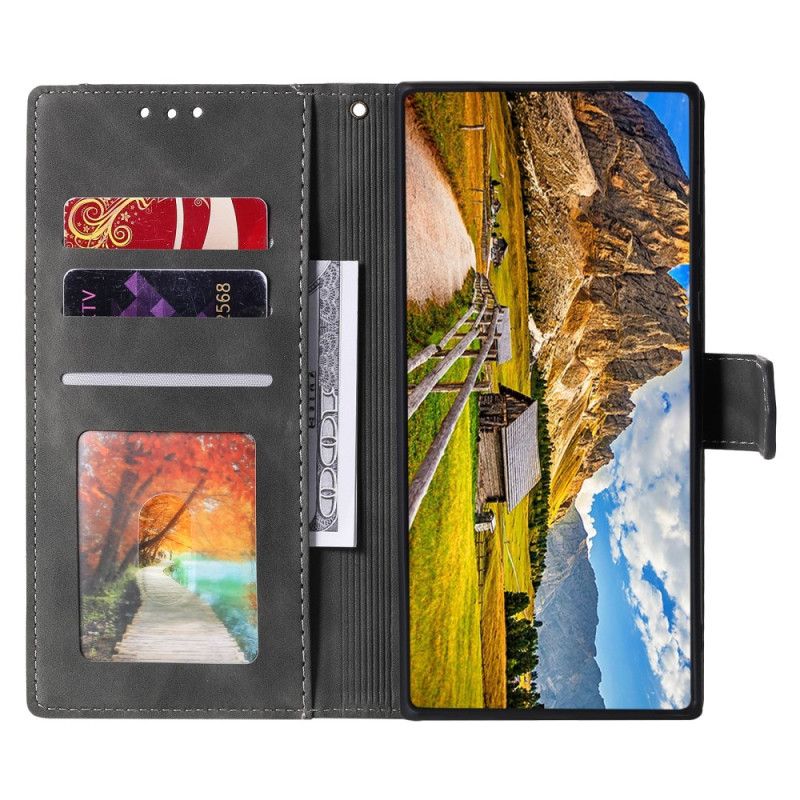 Kožený Kryt Na Oneplus 15r Retro Peněženka S Páskem