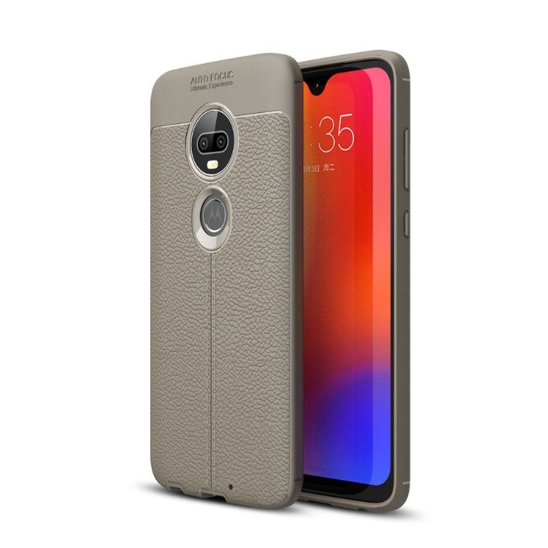 Kryt Na Motorola Moto G7 Gel Pro Konečnou Úpravu Umělé Kůže