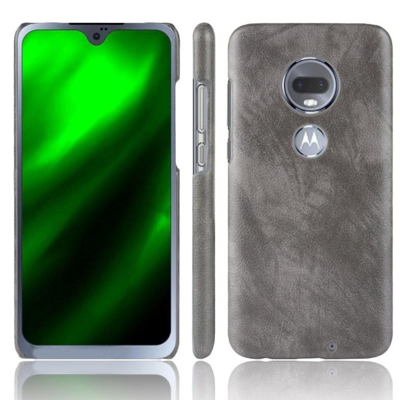 Kryt Na Motorola Moto G7 Kožený Efekt
