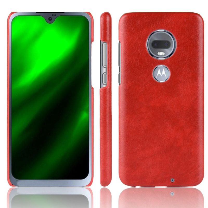 Kryt Na Motorola Moto G7 Kožený Efekt