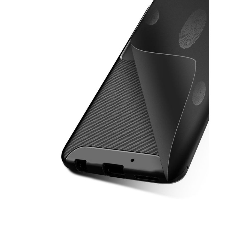 Kryt Na Motorola Moto G7 Uhlíkový Gel
