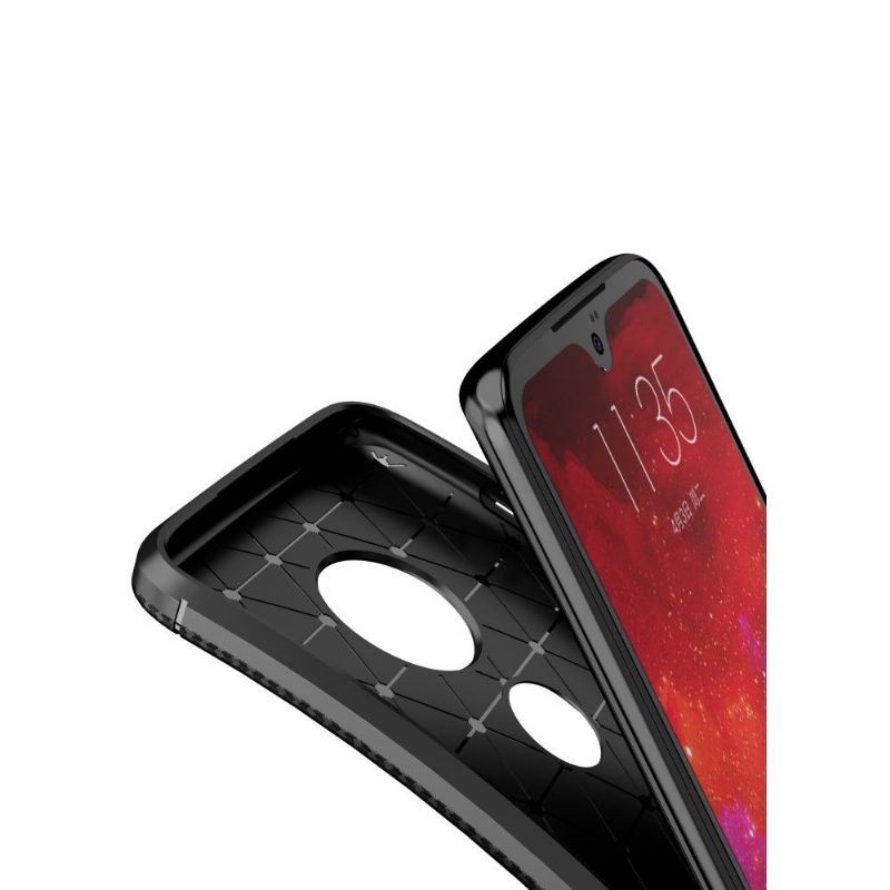 Kryt Na Motorola Moto G7 Uhlíkový Gel