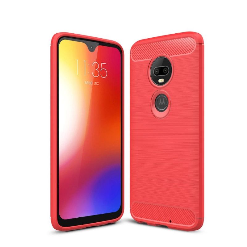 Kryty Na Mobil Na Motorola Moto G7 Uhlíkový Kartáčovaný Gel