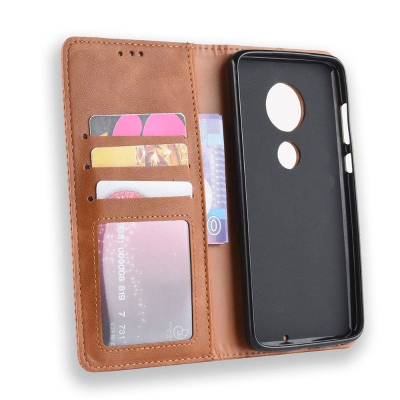 Pouzdra Na Motorola Moto G7 Kožený Styl Le Cirénius