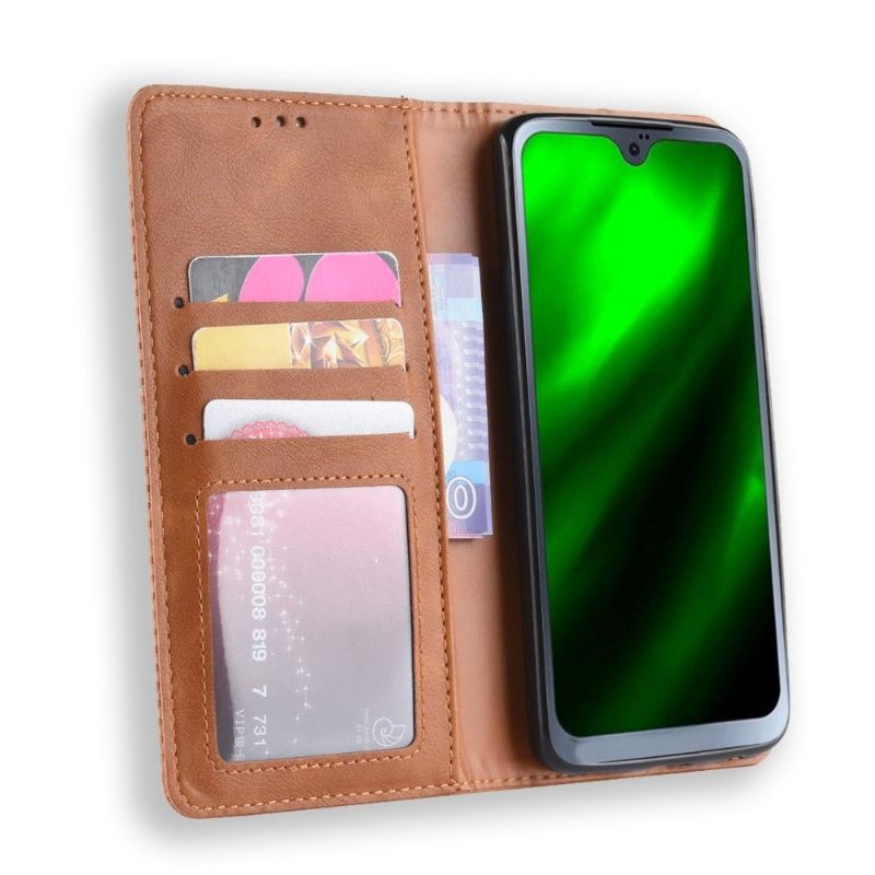 Pouzdra Na Motorola Moto G7 Kožený Styl Le Cirénius