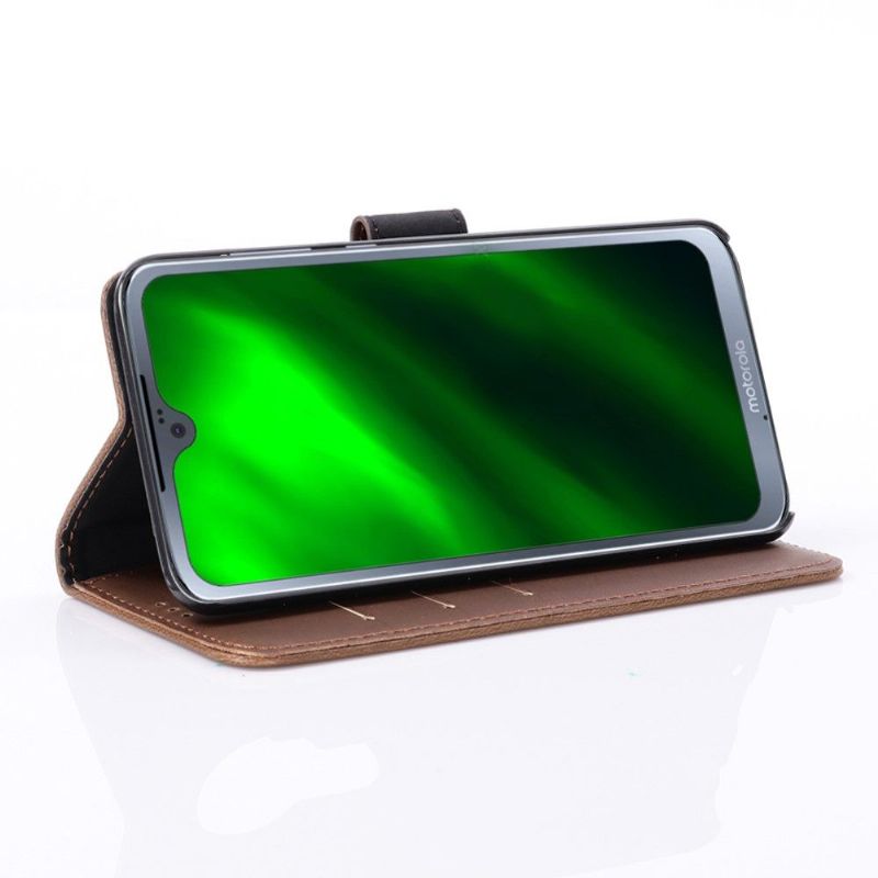Pouzdra Na Motorola Moto G7 Retro Umělá Kůže