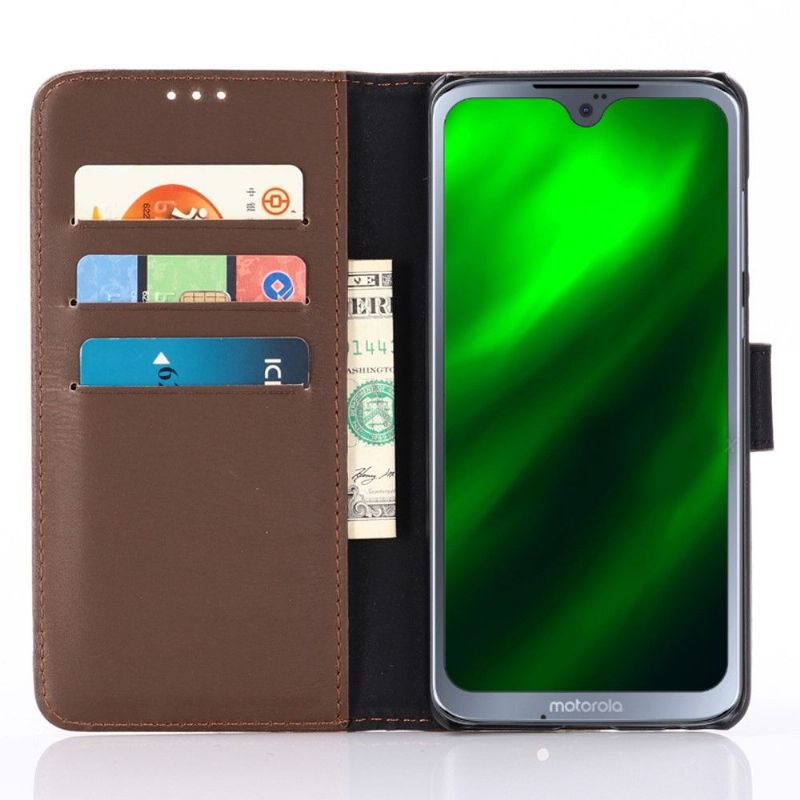 Pouzdra Na Motorola Moto G7 Retro Umělá Kůže