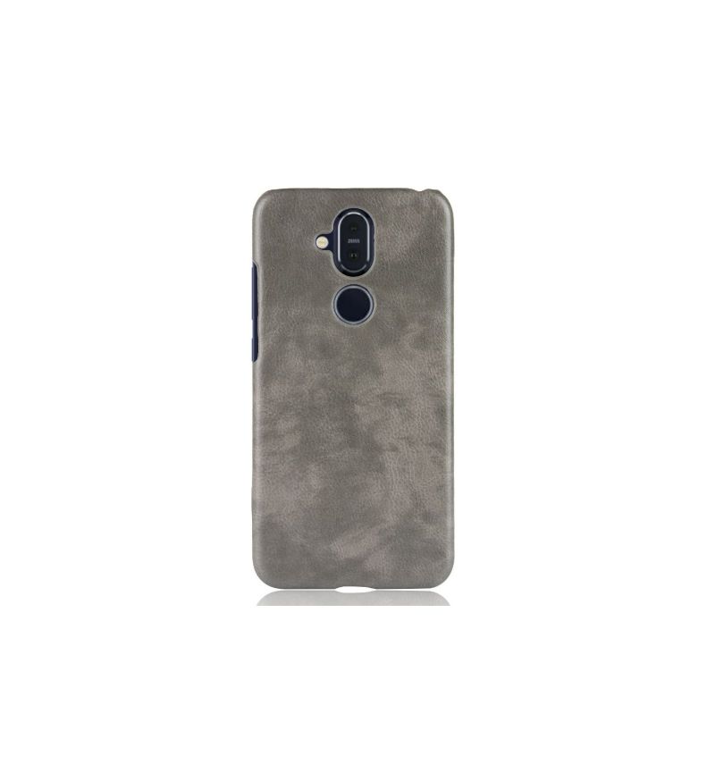 Kryt Na Nokia 8.1 Prémiový Kožený Efekt