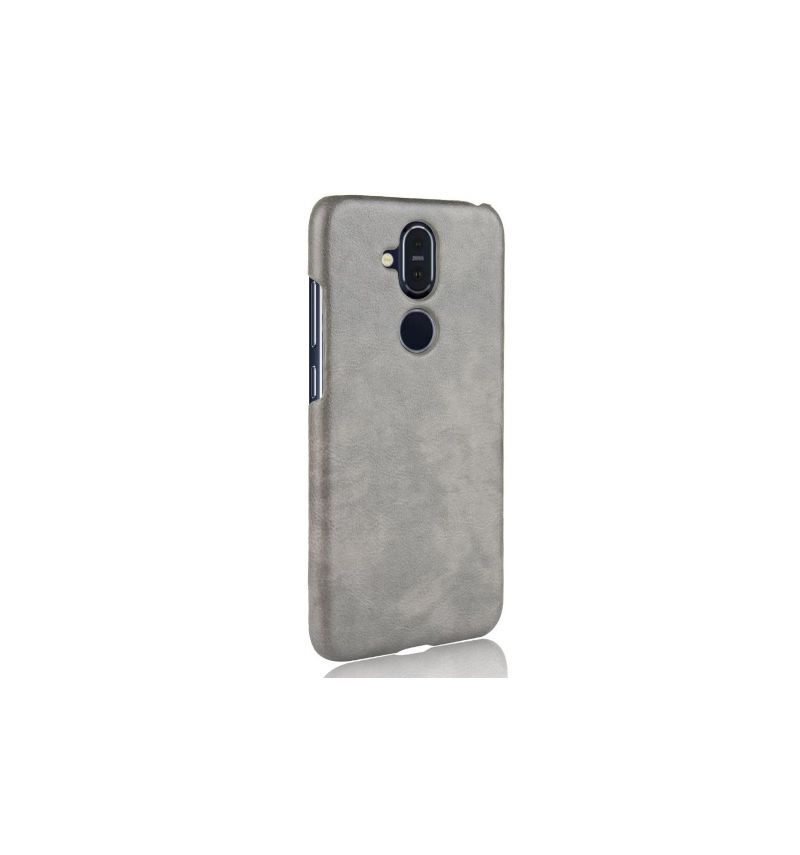 Kryt Na Nokia 8.1 Prémiový Kožený Efekt