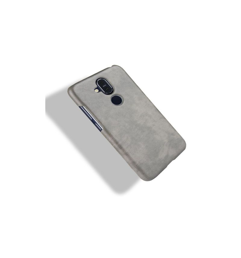 Kryt Na Nokia 8.1 Prémiový Kožený Efekt