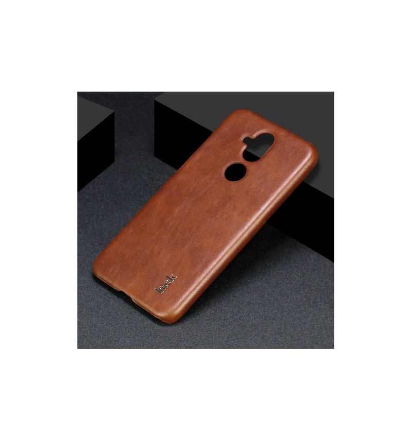 Kryty Na Mobil Na Nokia 8.1 Imak Imitace Kůže - Hnědá