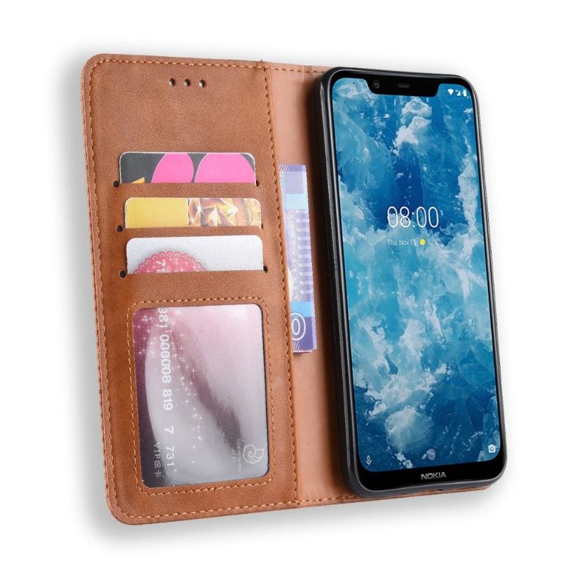 Pouzdra Na Nokia 8.1 Kožený Styl Le Cirénius