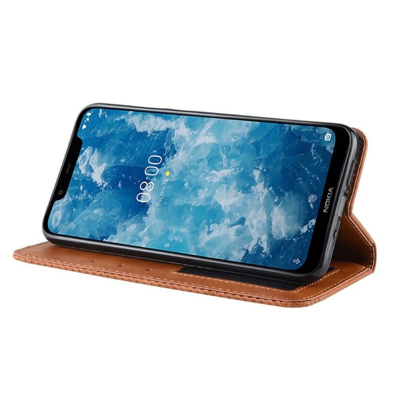 Pouzdra Na Nokia 8.1 Kožený Styl Le Cirénius