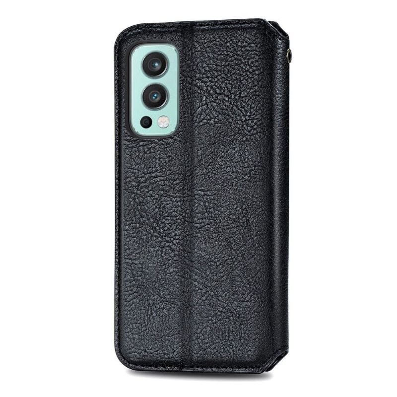 Flipové Pouzdro Na OnePlus Nord 2 5G Držák Karty Kub Design