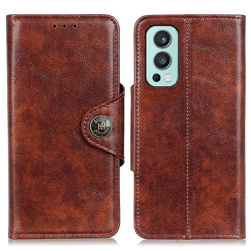 Flipové Pouzdro Na OnePlus Nord 2 5G Khazneh Design Essential