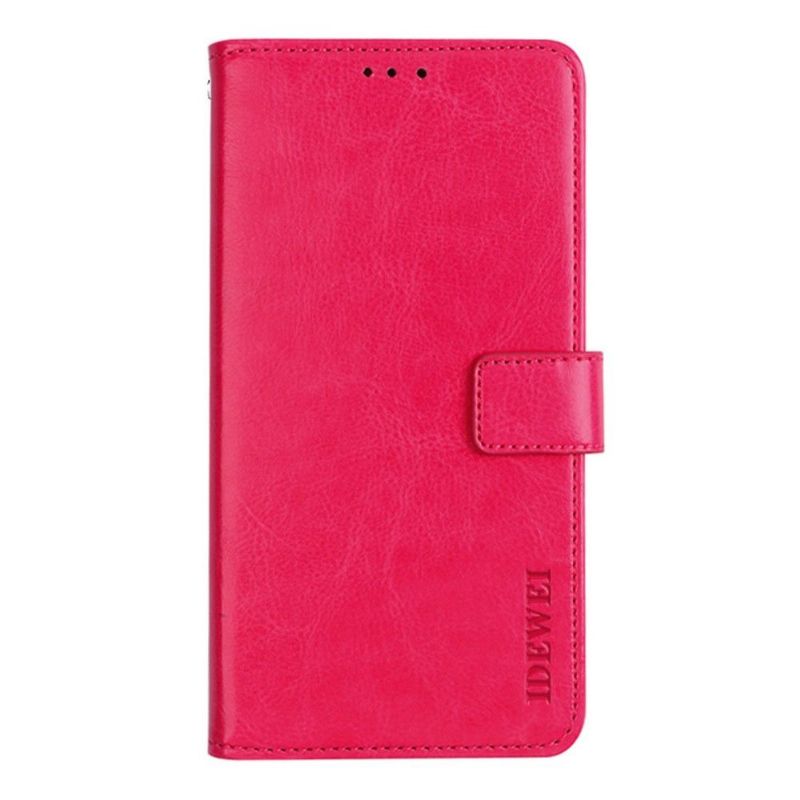 Flipové Pouzdro Na OnePlus Nord 2 5G Kožené Pouzdro Kožený Efekt Idewei Folio