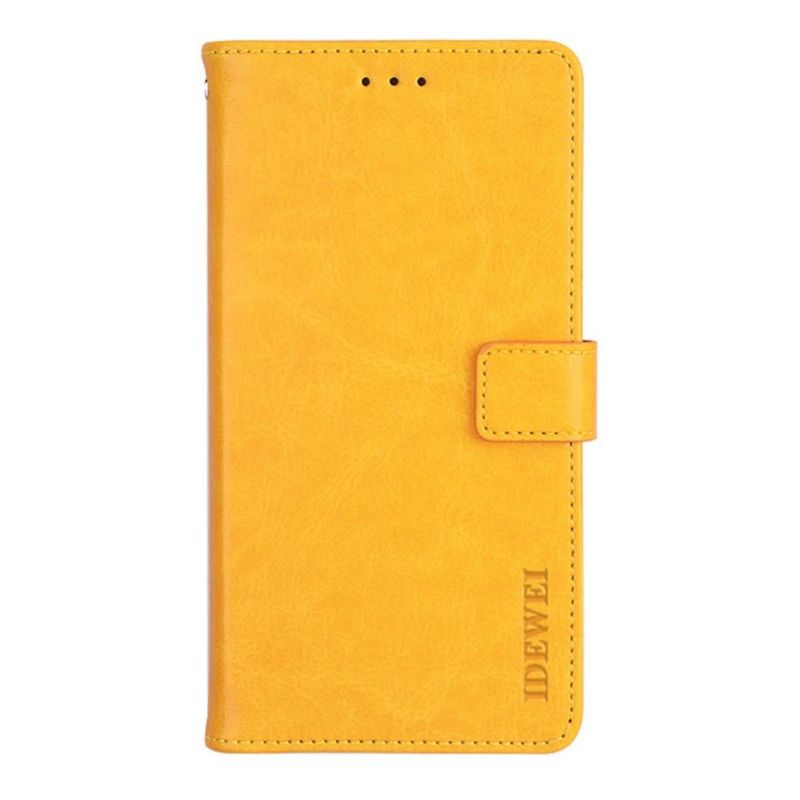 Flipové Pouzdro Na OnePlus Nord 2 5G Kožené Pouzdro Kožený Efekt Idewei Folio