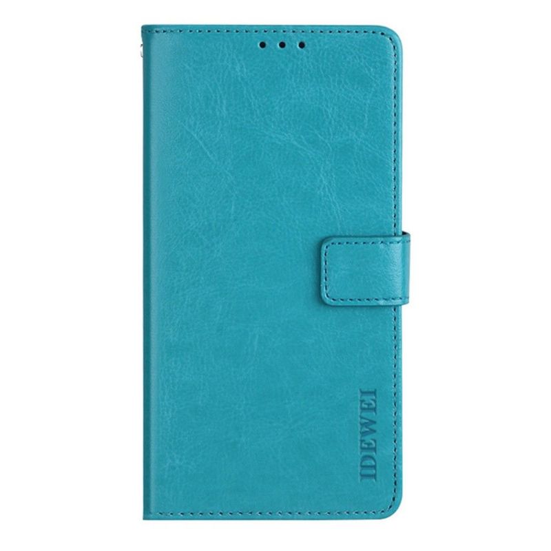 Flipové Pouzdro Na OnePlus Nord 2 5G Kožené Pouzdro Kožený Efekt Idewei Folio