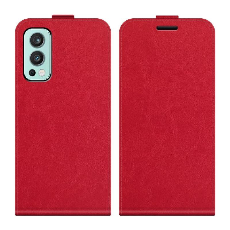 Flipové Pouzdro Na OnePlus Nord 2 5G Kožené Pouzdro Vertikální Umělá Kůže