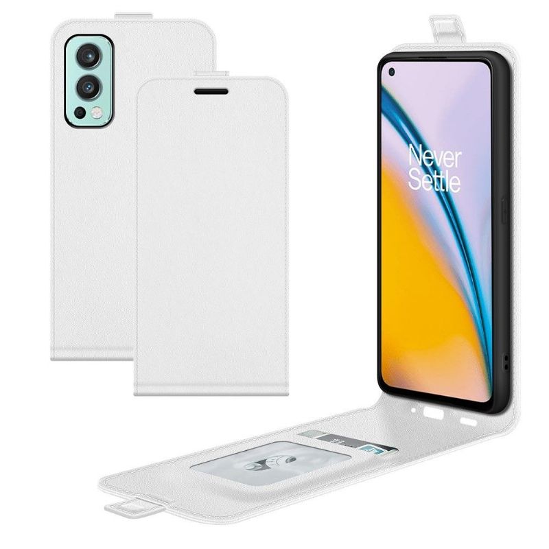 Flipové Pouzdro Na OnePlus Nord 2 5G Kožené Pouzdro Vertikální Umělá Kůže