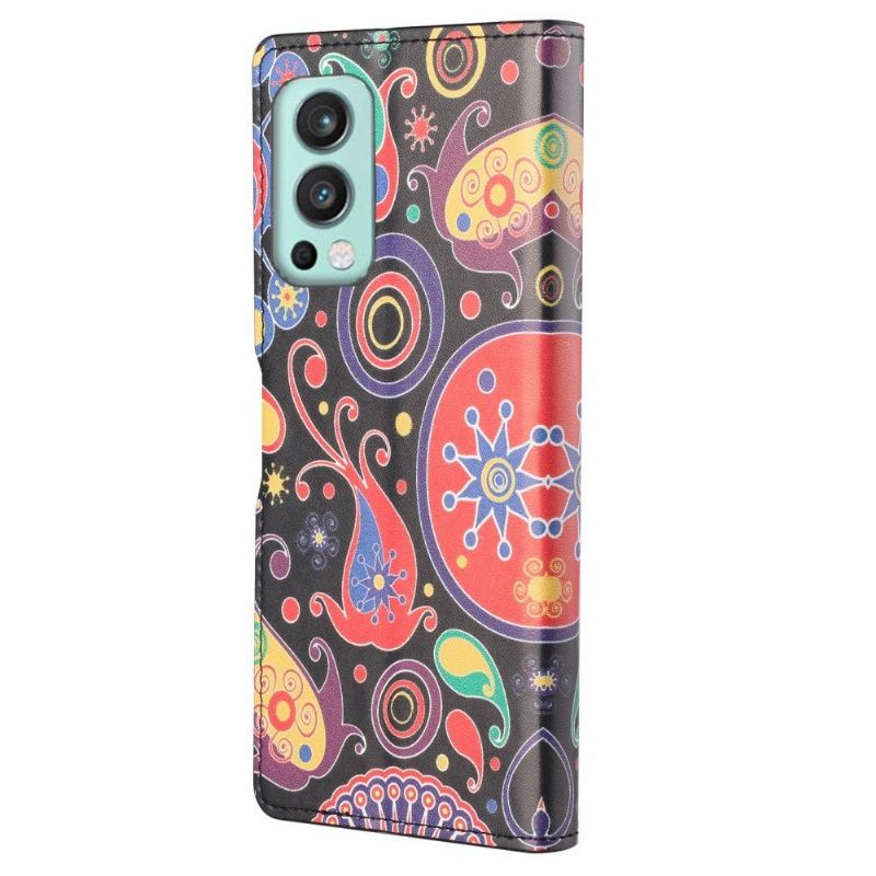 Flipové Pouzdro Na OnePlus Nord 2 5G Paisley Flower