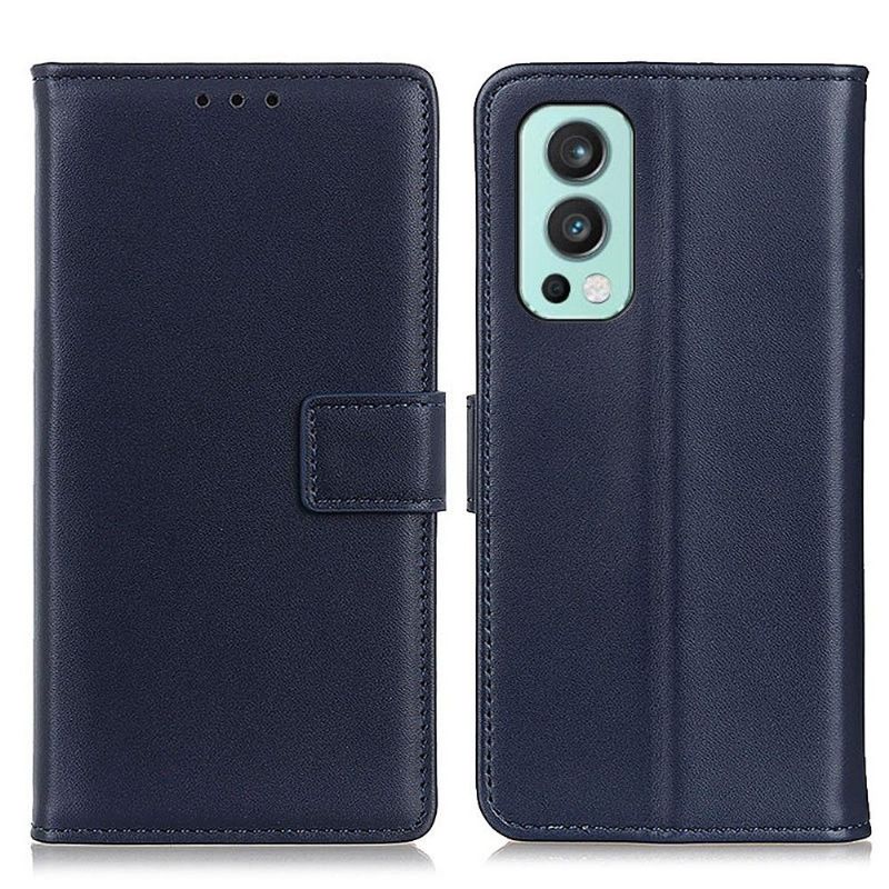 Flipové Pouzdro Na OnePlus Nord 2 5G Základní Umělá Kůže