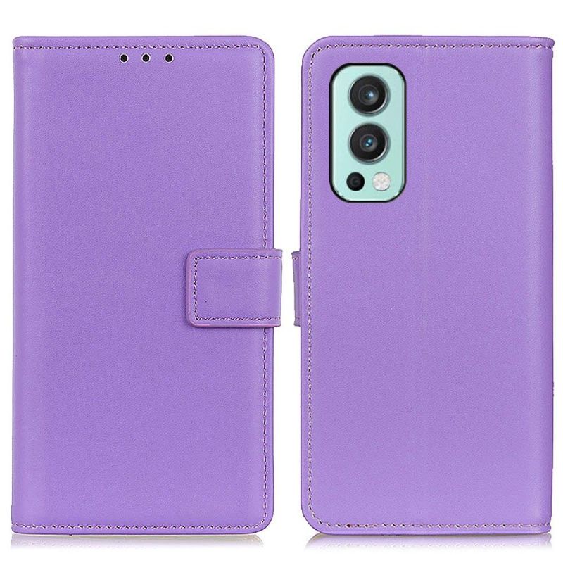 Flipové Pouzdro Na OnePlus Nord 2 5G Základní Umělá Kůže