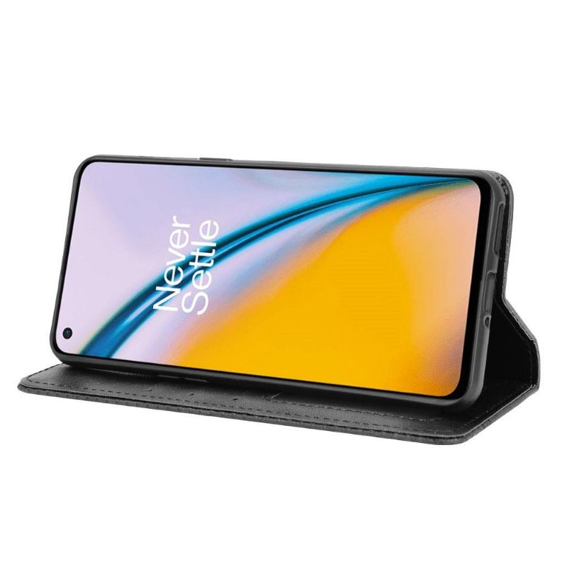 Kožené Pouzdro Folio Na OnePlus Nord 2 5G Kožený Styl Cirénius