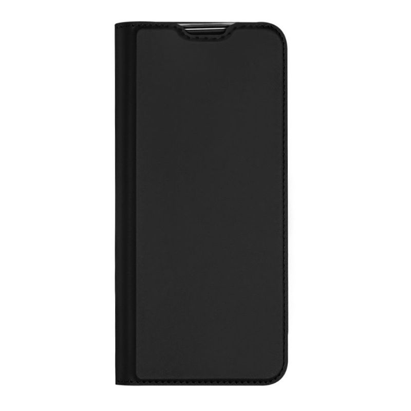 Kožené Pouzdro Folio Na OnePlus Nord 2 5G Obchodní Saténový Efekt