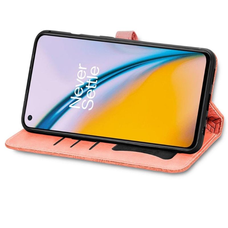 Kožené Pouzdro Na OnePlus Nord 2 5G List Mandaly