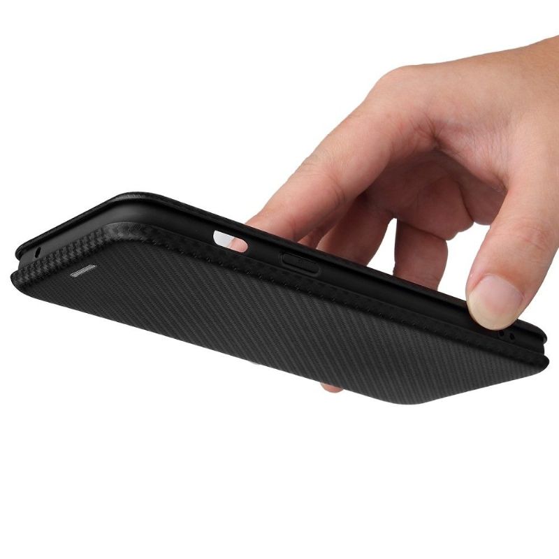 Kožené Pouzdro Na OnePlus Nord 2 5G Umělá Kůže Ve Stylu Uhlíkových Vláken