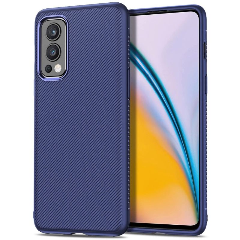 Kryt Na OnePlus Nord 2 5G Efekt Silikonových Pruhů