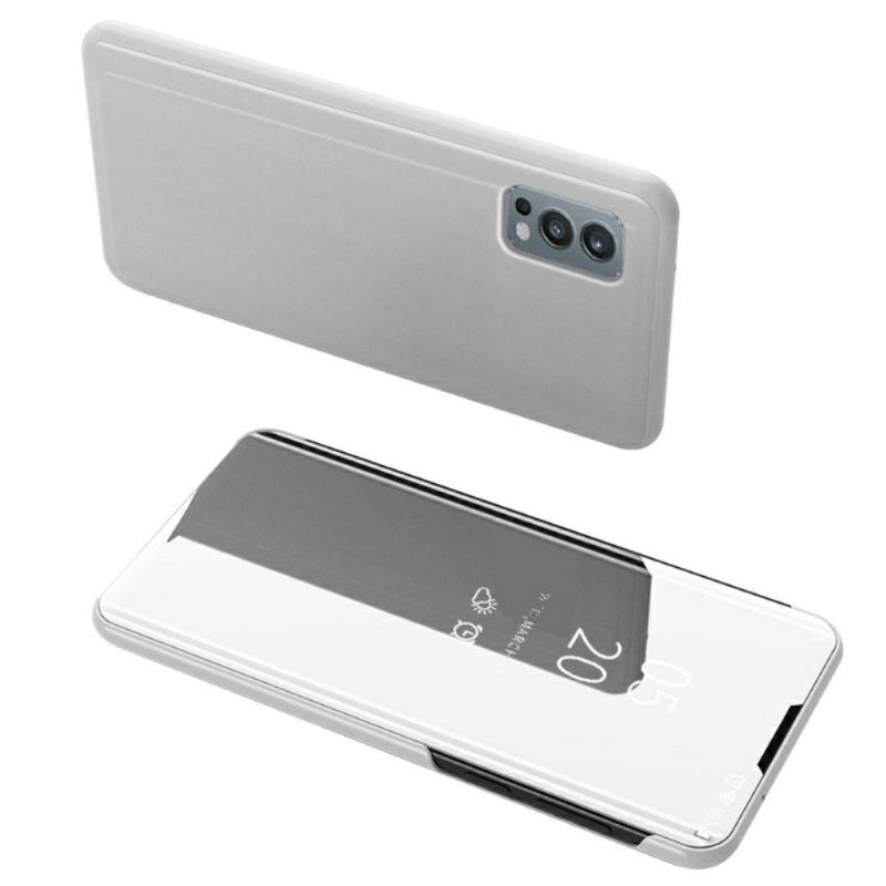 Kryt Na OnePlus Nord 2 5G Flipové Pouzdro Zrcadlový Efekt
