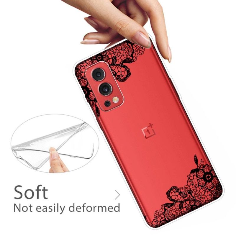 Kryt Na OnePlus Nord 2 5G Květinová Krajka