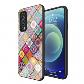 Kryt Na OnePlus Nord 2 5G Mandalový Kaleidoskop Se Stojanem