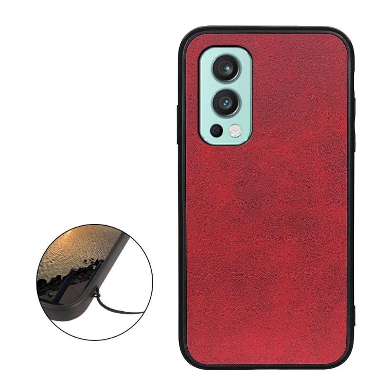 Kryty Na Mobil Na OnePlus Nord 2 5G Vintage Umělý Kožený Jazz