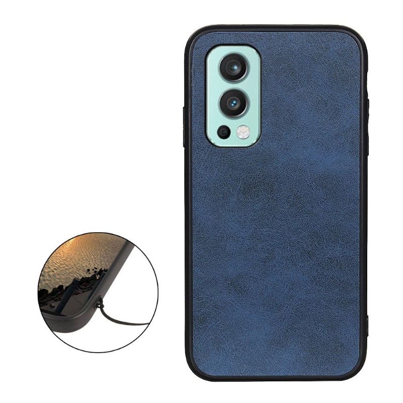 Kryty Na Mobil Na OnePlus Nord 2 5G Vintage Umělý Kožený Jazz