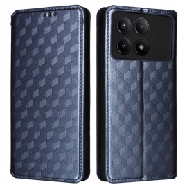 Kožené Pouzdro Folio Na Poco X6 Pro 5g 3d Diamanty
