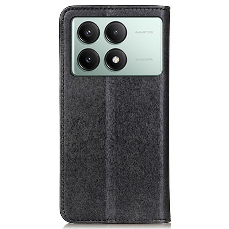 Kožené Pouzdro Folio Poco X6 Pro 5g Klasická Štípaná Kůže