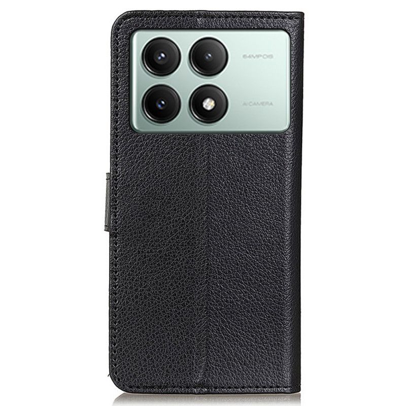 Kožený Kryt Na Poco X6 Pro 5g Tradiční Umělá Kůže