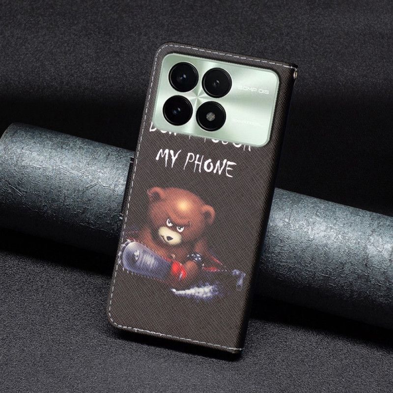 Kožený Kryt Poco X6 Pro 5g Nebezpečný Medvěd