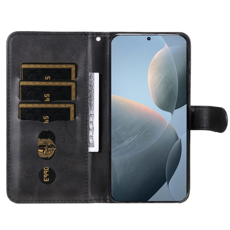 Kožený Kryt Poco X6 Pro 5g Přední Peněženka Na Mince