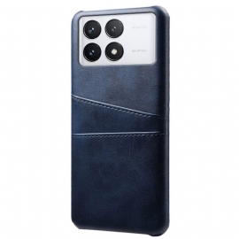 Kryt Poco X6 Pro 5g Kožený Držák Karet S Efekty